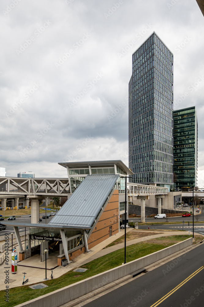 Tysons Corner, Virginia, USA The exterior of the Tysons Corner