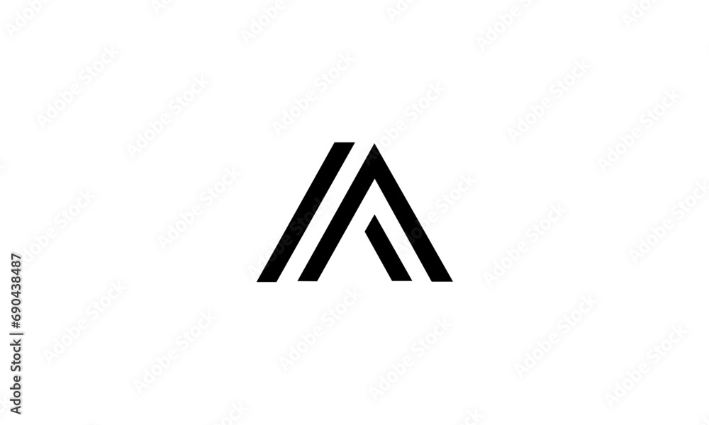 alphabet A logo vector alphabet A logo vector