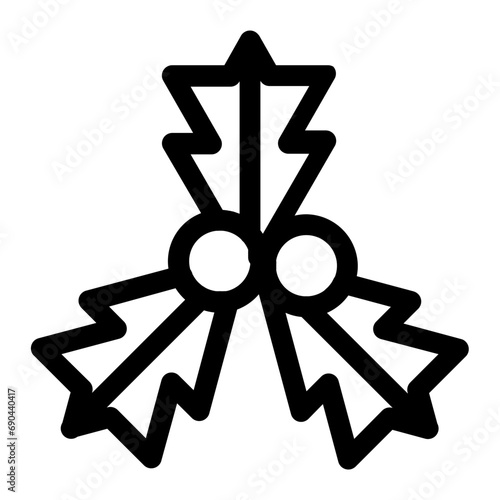 Mistle toe icon vector illustration