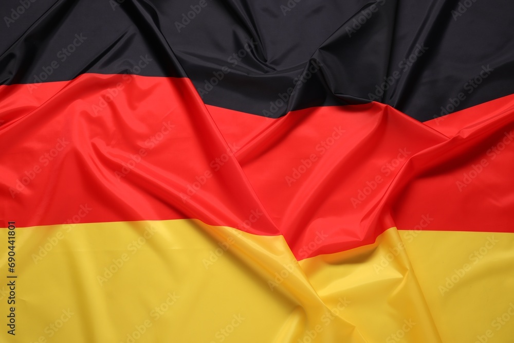 Flag of Germany as background, top view. National symbol Flag of Germany as background, top view. National symbol