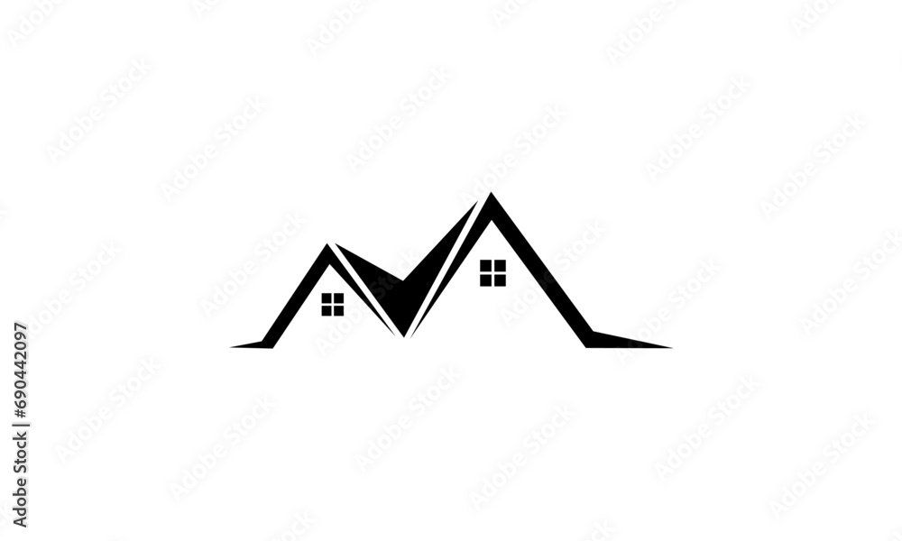 house on a white house on a white