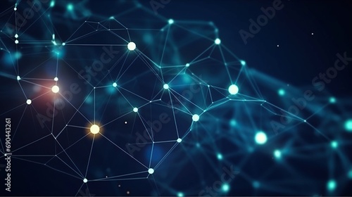 Abstract data network background 