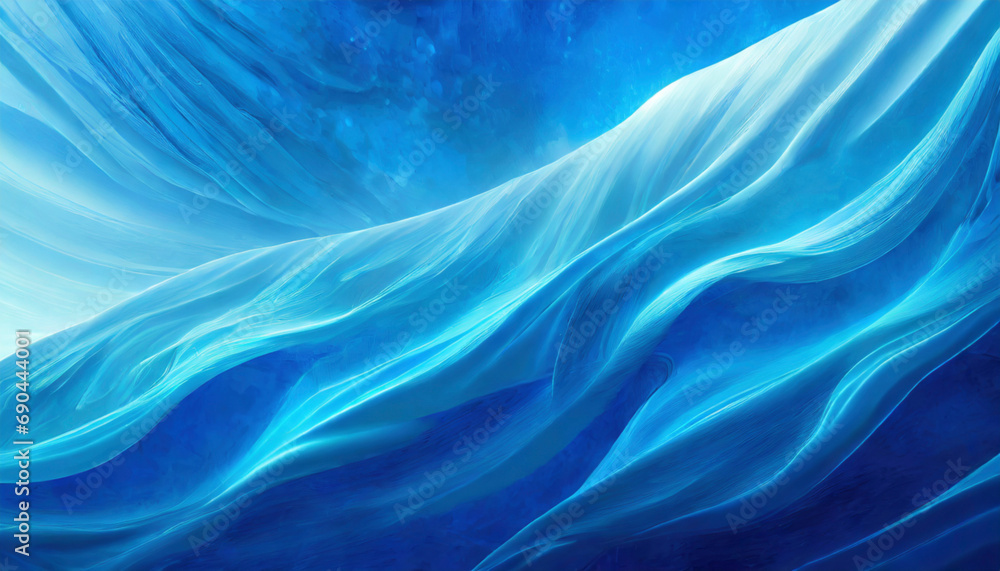 Naklejka premium abstract blue waves background