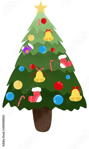 decorated christmas tree