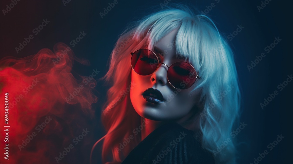 Portrait of a trendy young woman Portrait of a trendy young woman