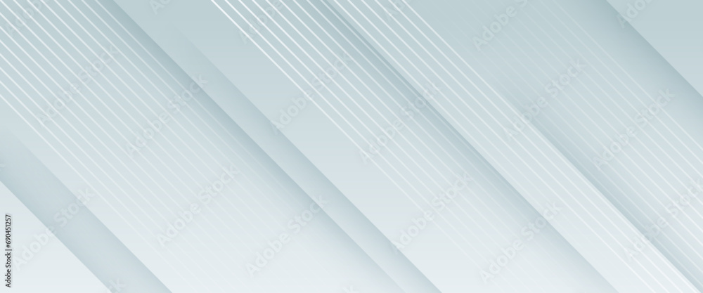 White minimal geometric shape abstract banner with modern style. Minimalist graphic design element future style concept for banner, flyer, card, cover, or brochure White minimal geometric shape abstract banner with modern style. Minimalist graphic design element future style concept for banner, flyer, card, cover, or brochure