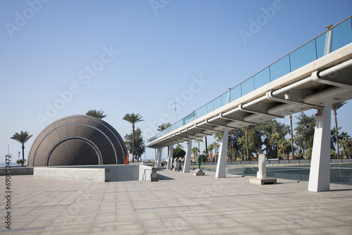 The planetarium at Bibliotheca Alexandrina in Alexandria, Egypt