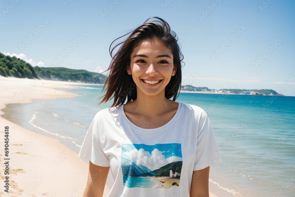 woman on the beach woman on the beach