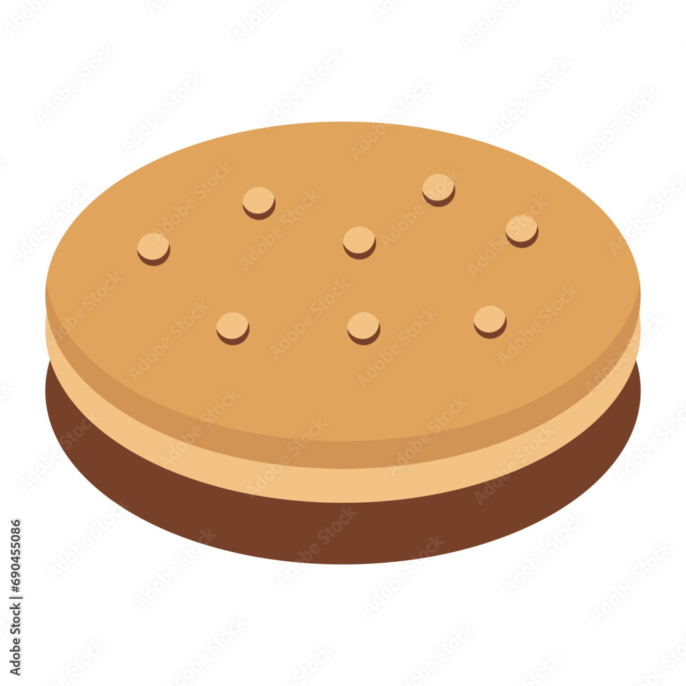 Biscuit and cookies illustration. Isolated on white background. Vector illustration. Biscuit and cookies illustration. Isolated on white background. Vector illustration.