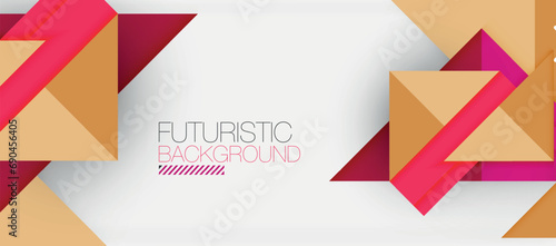 Creative modern minimal geometric abstract background