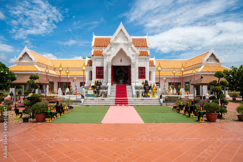 King Naraesuan Shrine in Chan Palace the residence of the Ayutthaya Royal family in the 15th Century and being the birth place of King Naresuan.