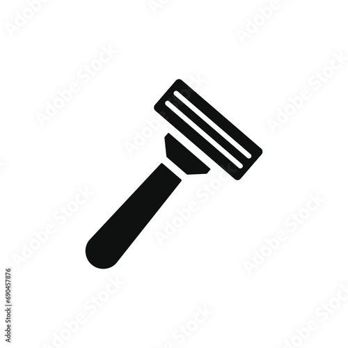 Safety razor icon isolated on white background