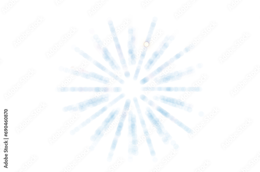 BLUR BOKEH Fireworks on transparent background . BLUR BOKEH Fireworks on transparent background .