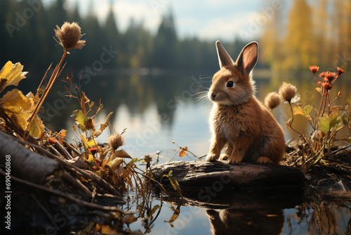 a rabbit by the river © Angah