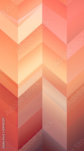 Dynamic geometric pattern with sharp angles in a Peach Fuzz 2024 color gradient, ideal for a modern and clean design look.