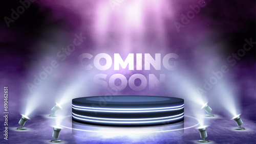 Unveiling Innovation: A Stage Illuminated for the Future.  Lights, Camera, Mystery! A Spotlight Shines on the Next Big Thing!
Get ready for the future with our sleek and modern Coming Soon design.