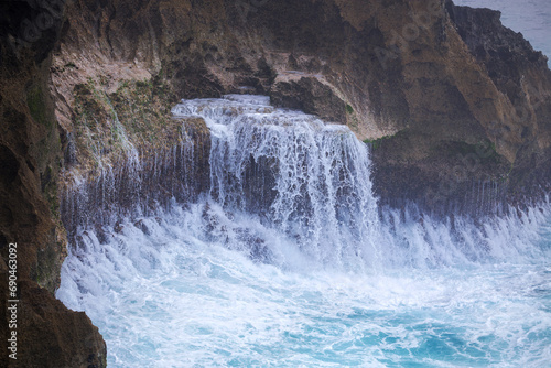 Kelingking Beach on Nusa Penida, Bali, Indonesia