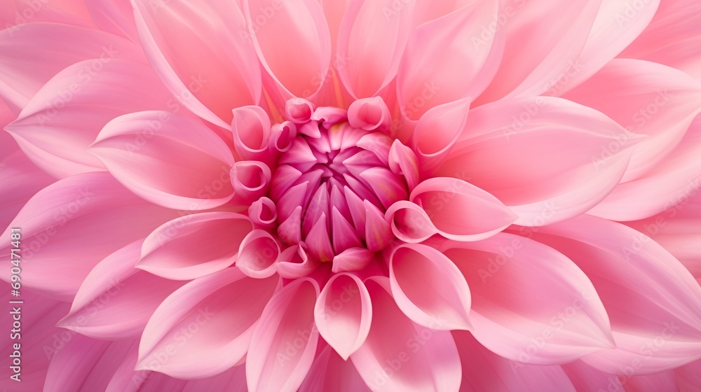 Pink Flower Closeup.  (Generative AI).