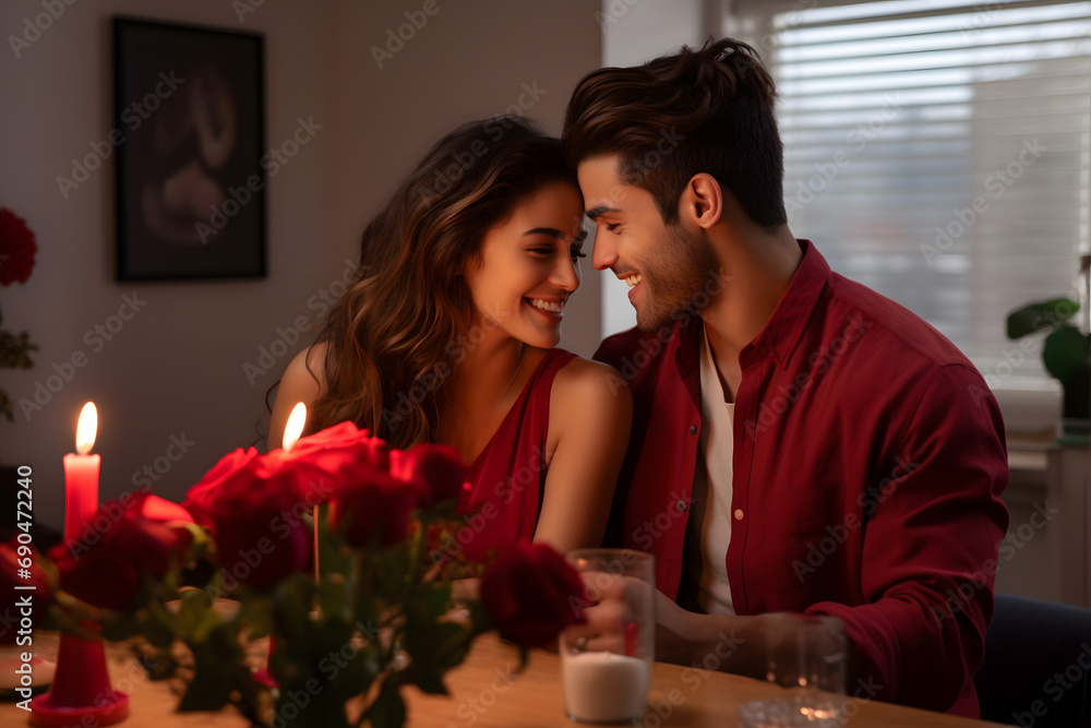 valentines day background, social media background for vday, full of romance cards with love, red rose and candles valentines day background, social media background for vday, full of romance cards with love, red rose and candles
