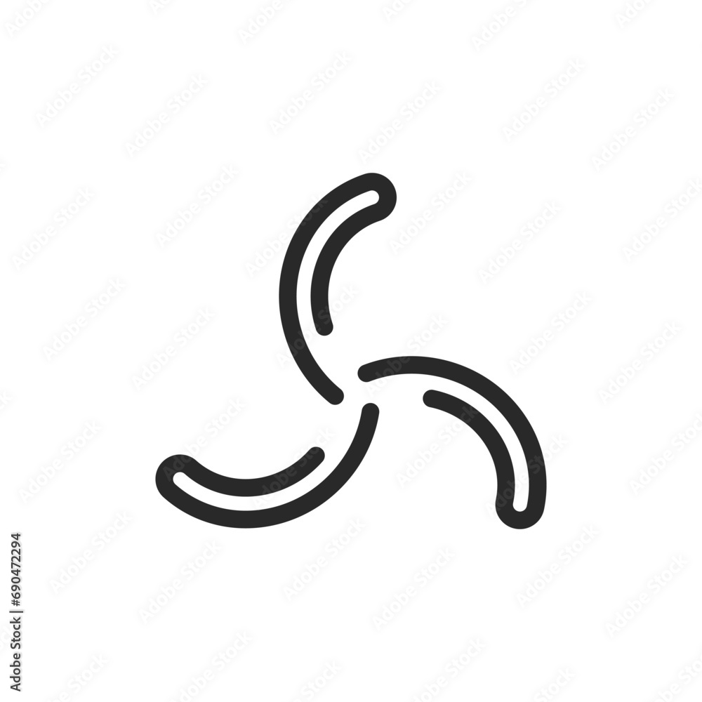 Fan icon vector Fan icon vector