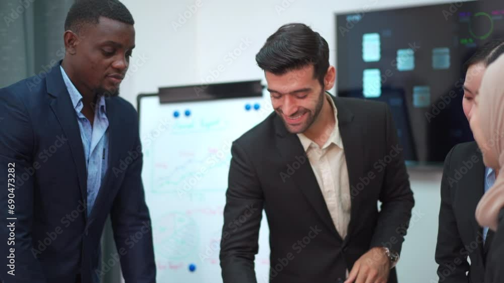 Group of employees or team in meeting. Group of employees or team in meeting.