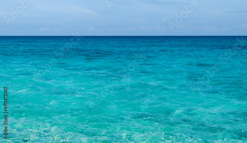 Serene Blue Waters and Sky Blend in Perfect Harmony