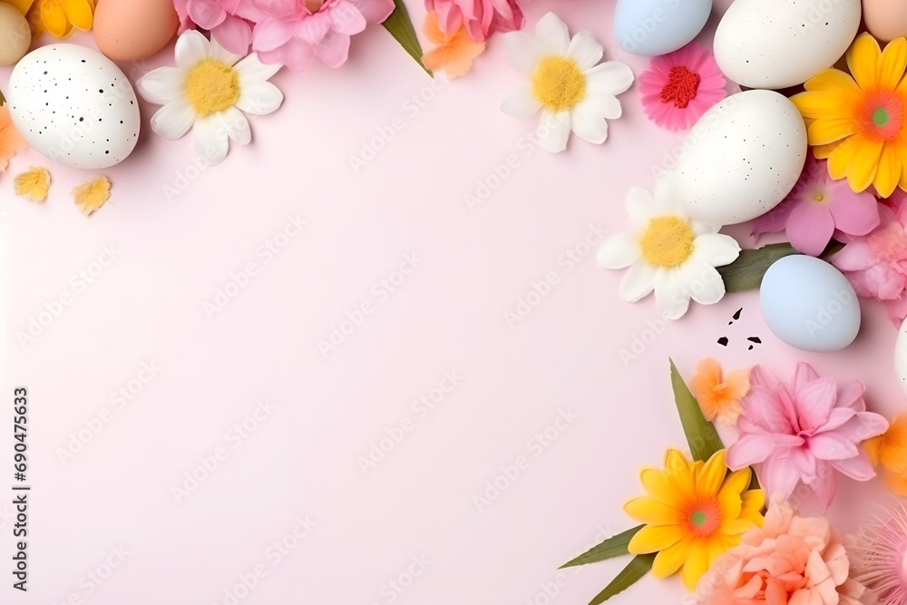 easter card, easter bunny with eggs, easter eggs and flowers, easter eggs in a basket, easter eggs and flowers on a white background, easter wall paper and background for social media easter card, easter bunny with eggs, easter eggs and flowers, easter eggs in a basket, easter eggs and flowers on a white background, easter wall paper and background for social media
