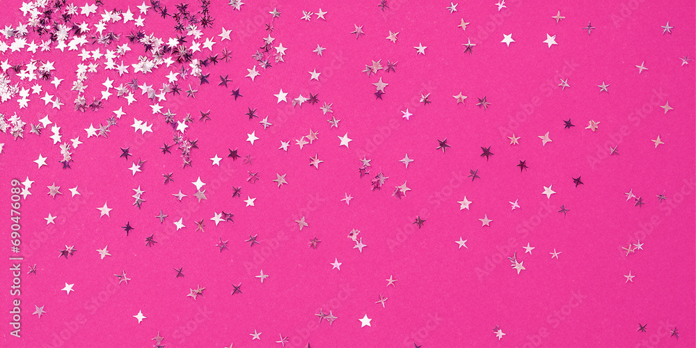 Pink Bokeh Glow with Sparkling Holiday Decor