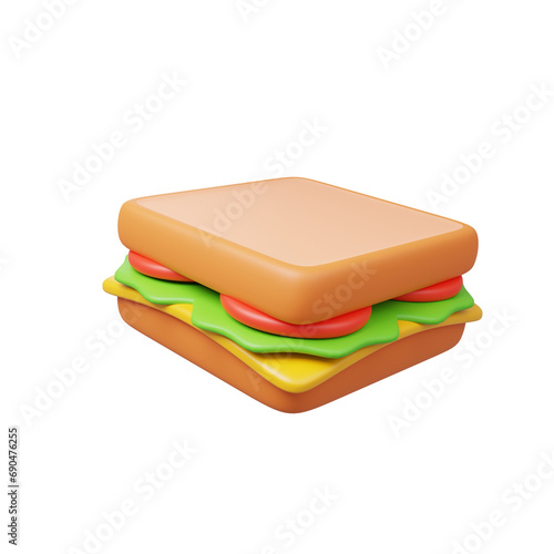 Food and Drink 3D Icon Pack rendering design illustration