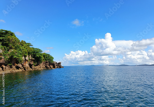 Vietnam, Phu Quoc island, seascape with clouds