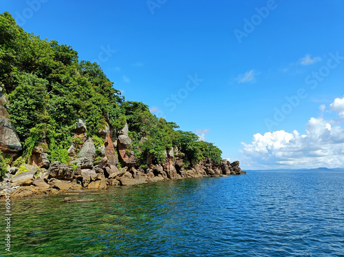 Vietnam, Phu Quoc island, seascape with clouds