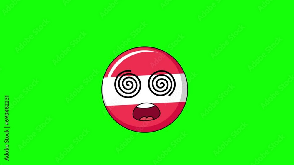 flag of austria Face with spiral eyes, hypnotized expression flag of austria Face with spiral eyes, hypnotized expression