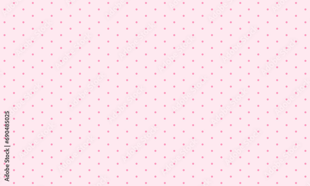 Vector pink polka dot background design Vector pink polka dot background design