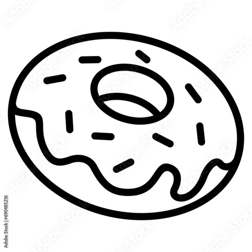 Donut Icon Element For Design