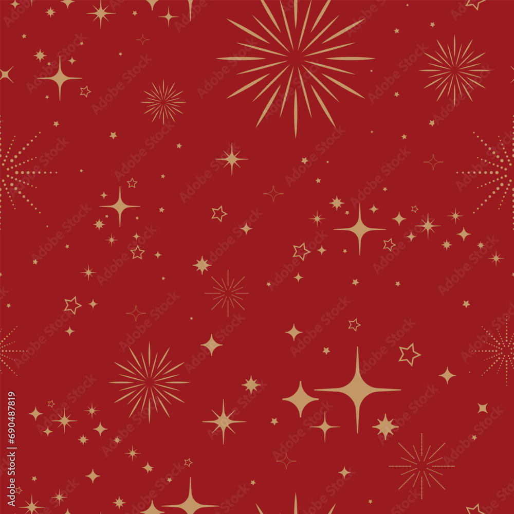 seamless pattern with fireworks seamless pattern with fireworks