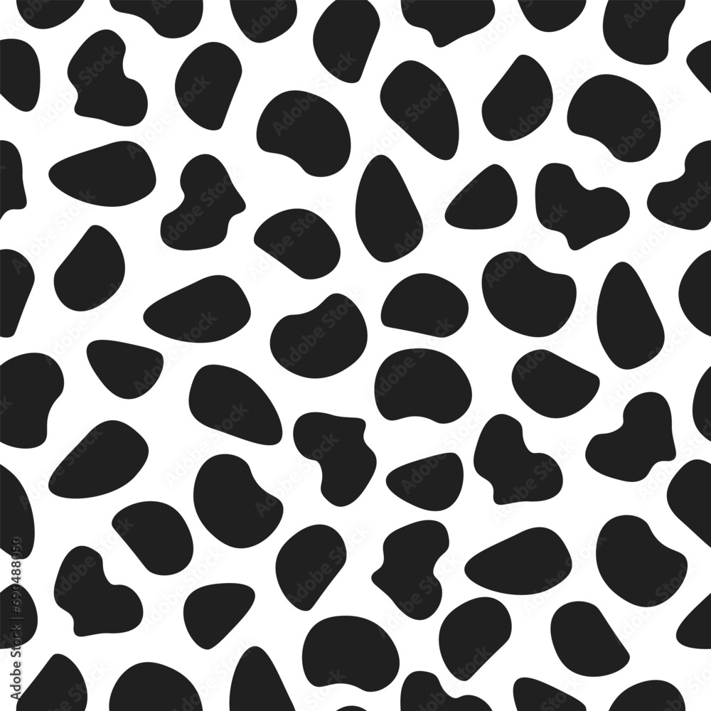 Skin animal pattern. Spot seamless pattern Skin animal pattern. Spot seamless pattern