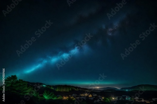 aurora over the mountains © Zainab