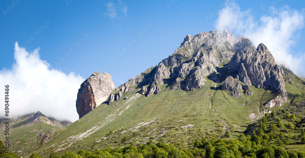 Monte Bellino, vallée de Bellino, alpes cottiennes, Piémont, Italie 
