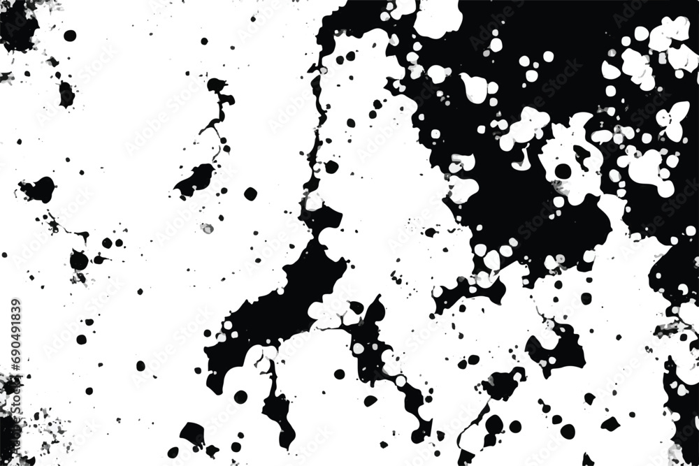 Black and white Grunge texture. Overlay textures set stamp with grunge effect. Old damage Dirty grainy and scratches. Set of different distressed black grain texture. Grunge texture and background.
