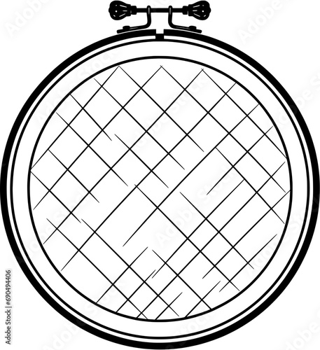Handcraft Embroidery Hoop Vintage Icon