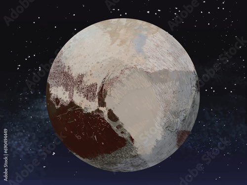 冥王星横宇宙バック