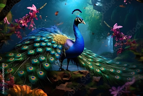 Beautiful Peacock feathers