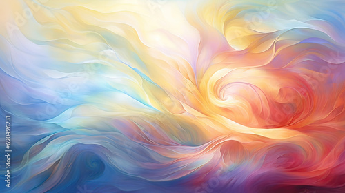 A background of swirling colors and light streaks, creating a dreamy visualization of the warmth and joy of friendship Ai Generative