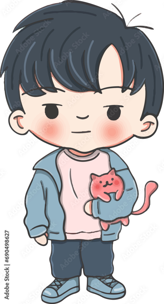 cute style decorative character stickers cute style decorative character stickers