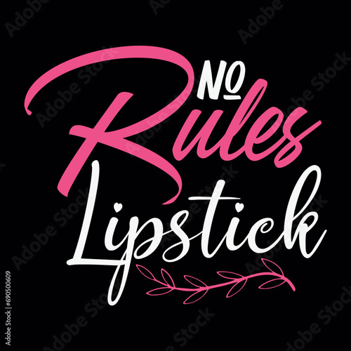 no rules lipstick svg