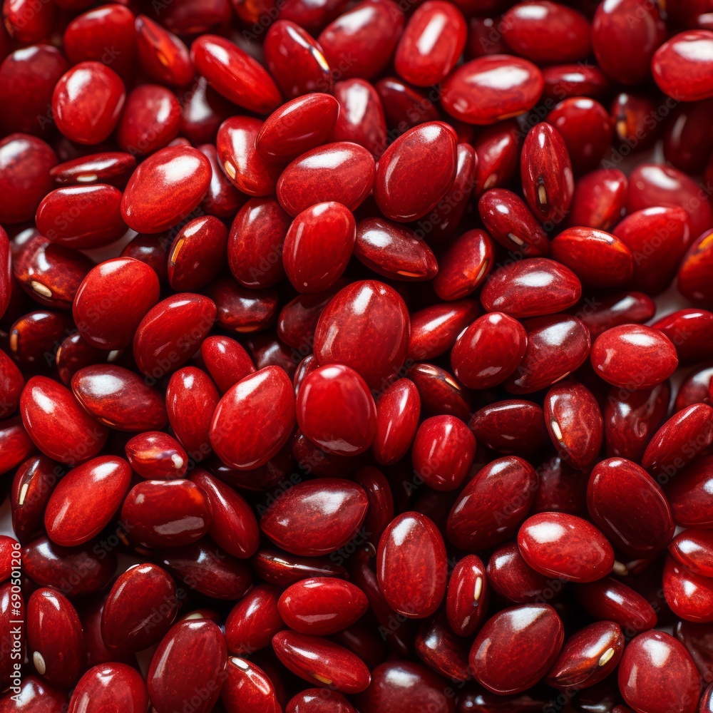 Adzuki Beans Revealed. A Beautiful Background of Red Beans Adzuki Beans Revealed. A Beautiful Background of Red Beans
