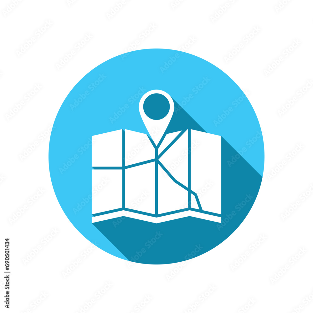 location icon with map vector location icon with map vector