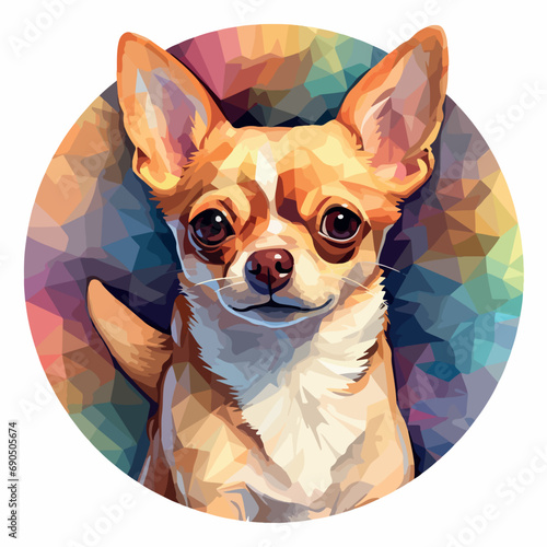 Chihuahua in cartoon, doodle style. Isolated 2d vector illustration in logo, icon, sketch style, Eps 10. AI Generative © Alexey