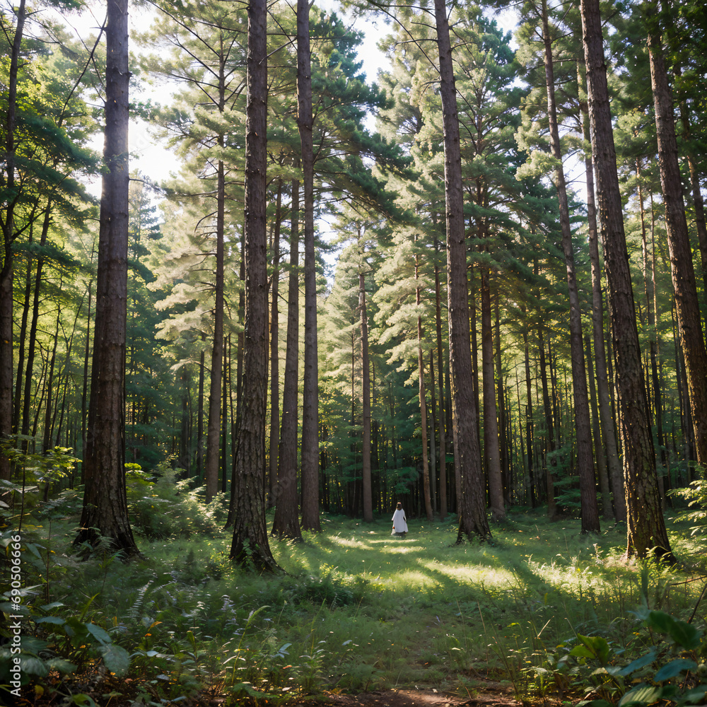 forest in autumn forest in autumn