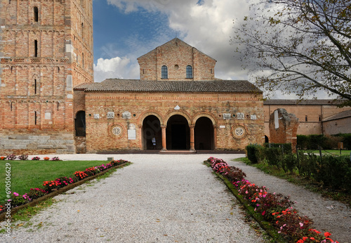 Pomposa Abbey a Benedictine monastery in north of Italy photo